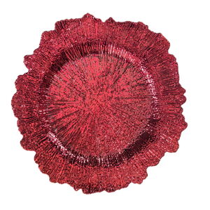 Červený tanier Brandani, ⌀ 35 cm