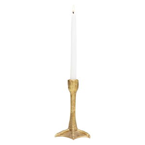 Svietnik v zlatej farbe Kare Design Claw, výška 18 cm