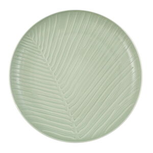 Zeleno-biely porcelánový dezertný tanier Villeroy & Boch It’s my match, ø 24 cm