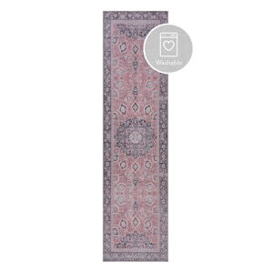 Ružový behúň Flair Rugs FOLD Somerton, 60 x 230 cm