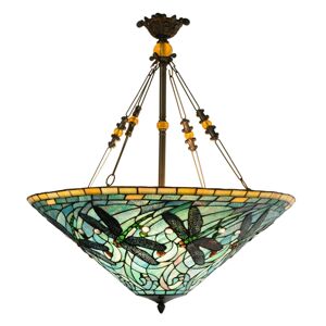Závesná lampa 5975 farebný Tiffany design