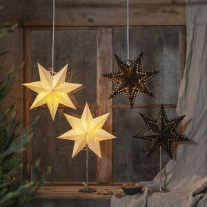 Čierna vianočná svetelná dekorácia Bobo - Star Trading