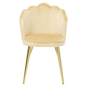 Krémovobiele jedálenské stoličky v súprave 2 ks Princess – Kare Design
