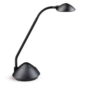 Stolová LED lampa MAULarc ohybné rameno, čierna