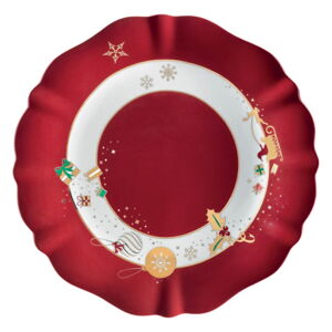 Porcelánový tanier s vianočným motívom Brandani Alleluia, ⌀ 30 cm
