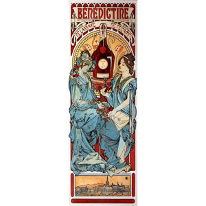 Obraz - reprodukcia 30x90 cm Benedictine, Alfons Mucha – Fedkolor