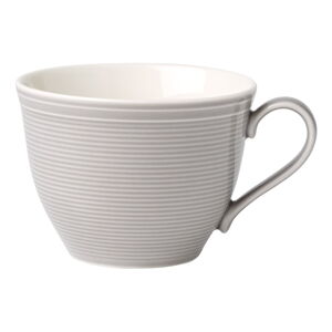 Bielo-sivá porcelánová šálka na kávu Like by Villeroy & Boch, 0,25 l