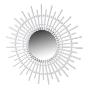 Biele nástenné zrkadlo Unimasa