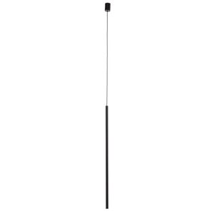 Závesná lampa Laser 1-pl., čierna, tienidlo 100 cm