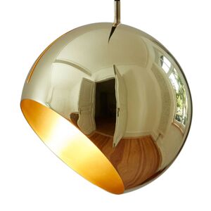 Nyta Tilt Globe Brass závesná lampa kábel 3 m