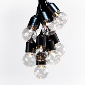 Predĺženie LED svetelnej reťaze DecoKing Indrustrial Bulb, 10 svetielok, dĺžka 3 m