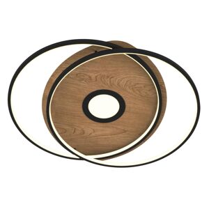 Paul Neuhaus Q-AMIRA stropné LED svetlo ovál hnedá