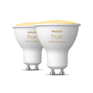 Philips Hue White Ambiance 4,3 W GU10 LED sada 2ks