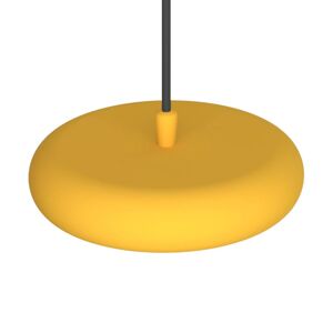 Závesné LED svietidlo Boina, Ø 19 cm, žltá