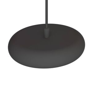 Závesné LED svietidlo Boina, Ø 19 cm, čierna