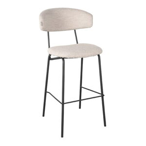 Krémovobiele barové stoličky v súprave 2 ks 105 cm Zack – LABEL51