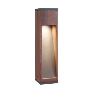 Paulmann Trabia soklové LED drevo, výška 40 cm