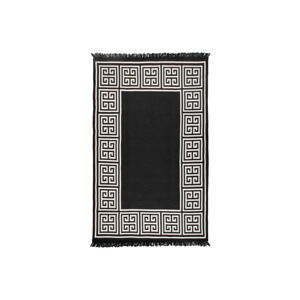 Béžovo-čierny obojstranný koberec Athena, 120 × 180 cm