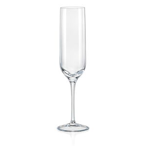 Súprava 6 pohárov na šampanské Crystalex Uma, 200 ml