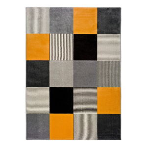 Oranžovo-sivý koberec Universal Gladys Lento, 160 × 230 cm