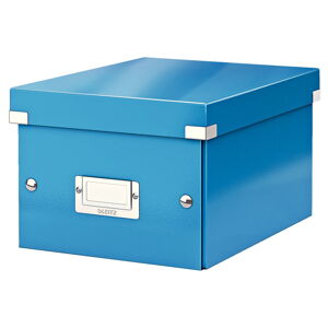 Modrá úložná škatuľa Leitz Universal, dĺžka 28 cm