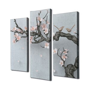 Obrazy v súprave 3 ks 20x40 cm Sakura – Wallity