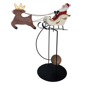 Vianočné dekorácia Santa in Sleigh Pendulum - G-Bork