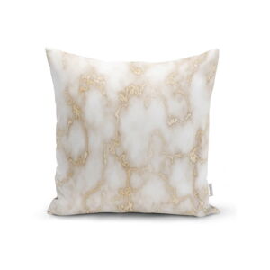 Obliečka na vankúš Minimalist Cushion Covers Golden Lines Marble, 45 x 45 cm