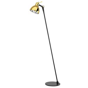 Rotaliana Luxy F0 Glam stojaca lampa, čierna/zlatá