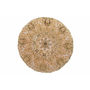 Sklenený tanier v bielo-zlatej farbe Villa d'Este Oro, ø 32 cm