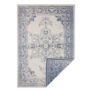 Modro-krémový vonkajší koberec NORTHRUGS Borbon, 160 x 230 cm