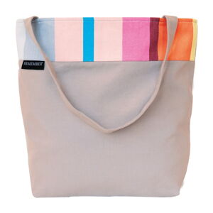 Sivá bavlnená plážová taška Remember Marina