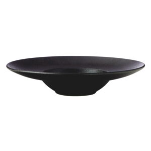 Čierny keramický tanier ø 28 cm Caviar – Maxwell & Williams