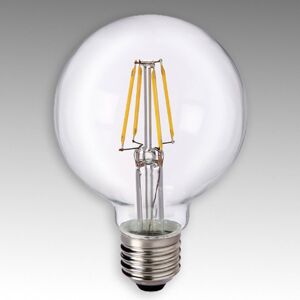 LED žiarovka globe E27 4,5W 827 G80 filament číra