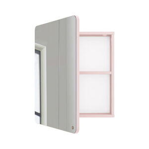 Ružová závesná/so zrkadlom kúpeľňová skrinka 50x58 cm Color Bath – Tom Tailor