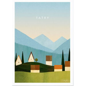 Plagát 50x70 cm Tatry - Travelposter