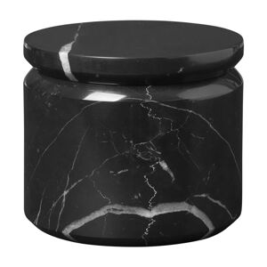 Čierna mramorová úložná dóza Blomus Marble, ø 9 cm