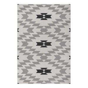 Čierno-biely vonkajší koberec Ragami Geo, 120 x 170 cm
