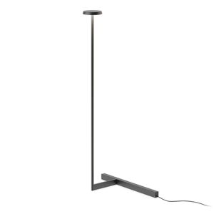 Vibia Flat stojaca LED lampa výška 100 cm čierna
