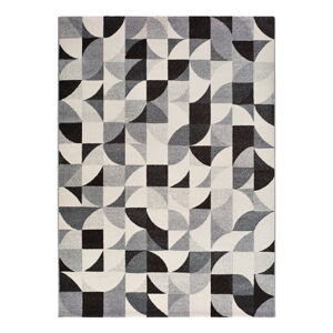 Sivý koberec Universal Adra Geo, 133 x 190 cm