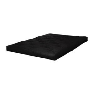 Čierny stredne tvrdý futónový matrac 90x200 cm Coco Black – Karup Design