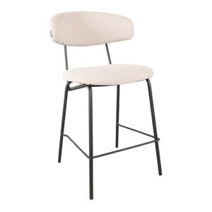Krémovobiele barové stoličky v súprave 2 ks 95 cm Zack – LABEL51
