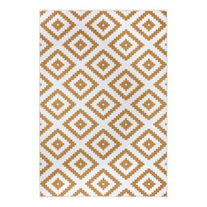 Okrovožltý/biely vonkajší koberec 200x290 cm Malta – NORTHRUGS