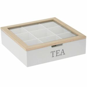 EH Box na čajové vrecúška 24 x 24 x 7 cm, biela