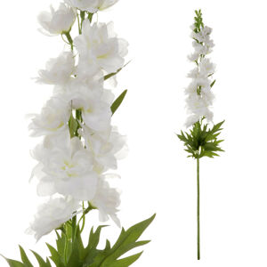 Umelá kvetina Ostrožka biela, 70 x 8 cm