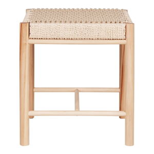 V prírodnej farbe stolička z topoľového dreva Abano – House Nordic