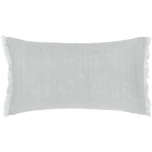 Sivá ľanová dekoratívna obliečka na vankúš Westwing Collection Luana, 30×50 cm