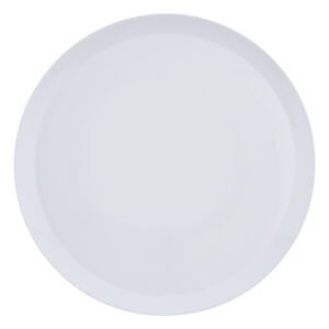 Biely sklenený tanier Orion Grangusto, 33 cm