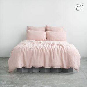 Ružové ľanové obliečky 200x200 cm - Linen Tales