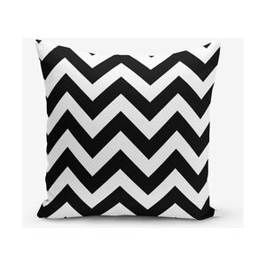 Čierno-biela obliečka na vankúš Minimalist Cushion Covers Stripes, 45 × 45 cm